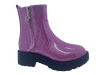 Glänzende und stilvolle rutschfeste PU-Mädchenstiefel