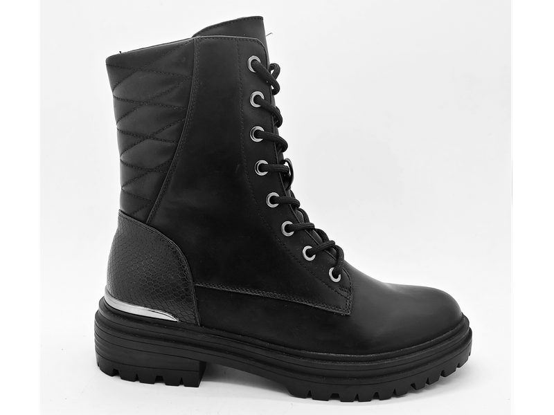 Schwarze, exquisite, schlichte, langlebige Damenstiefel