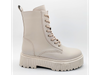 Beige Avantgarde-Design und hohe Sohlen Damenstiefel