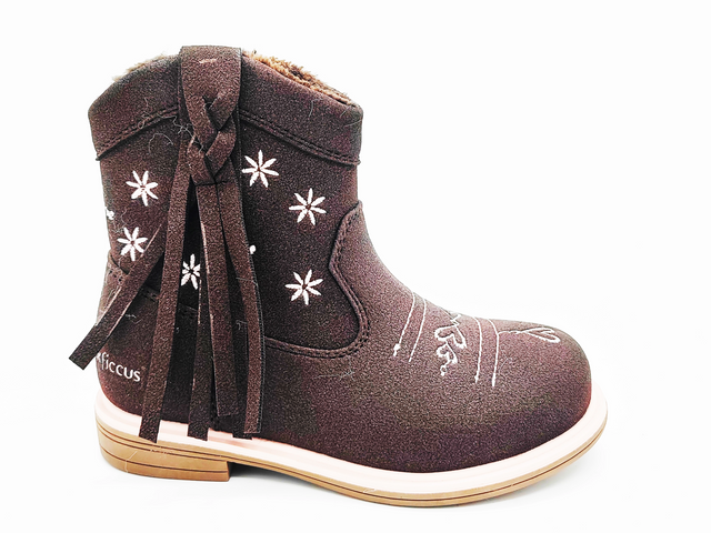 Aufmerksamkeit erregen, Interesse wecken, Komfort, lustige Muster, Mädchenstiefel