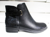 Schwarze, modische, warme, hochwertige Damenstiefel