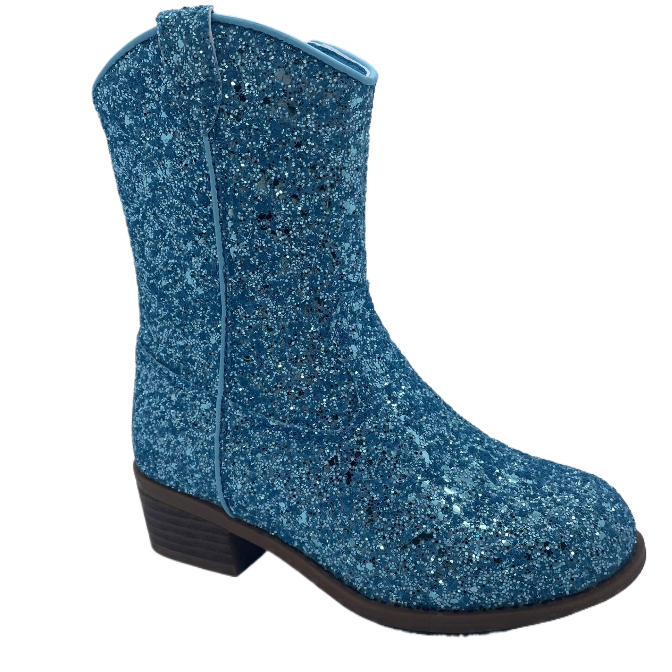 Modischer, exquisiter, schillernder Mädchenstiefel mit Pailletten