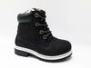 Schwarze, warme, hochwertige, bequeme, rutschfeste Mädchenstiefel