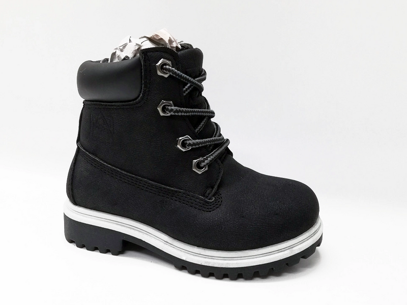 Schwarze, warme, hochwertige, bequeme, rutschfeste Mädchenstiefel
