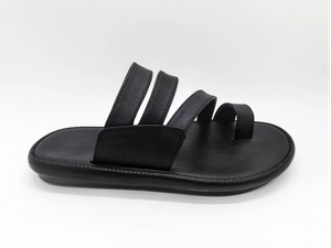 Klassische schwarze Sommer-Sandalen für Herren