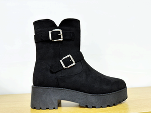 Wasserdichte Damenstiefel mit Fell, stilvollem Design und erhöhter Höhe