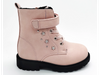 Rosa, flache, vielseitige Mädchenstiefel mit bequemem Design